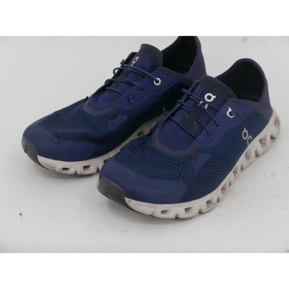 On Running Cloud 5 Coast Shoes Blue Mesh Running Sneakers Men's Size 8.5
